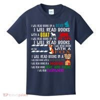 I Will Read Books Everywhere Kids T-Shirt thumb 0
