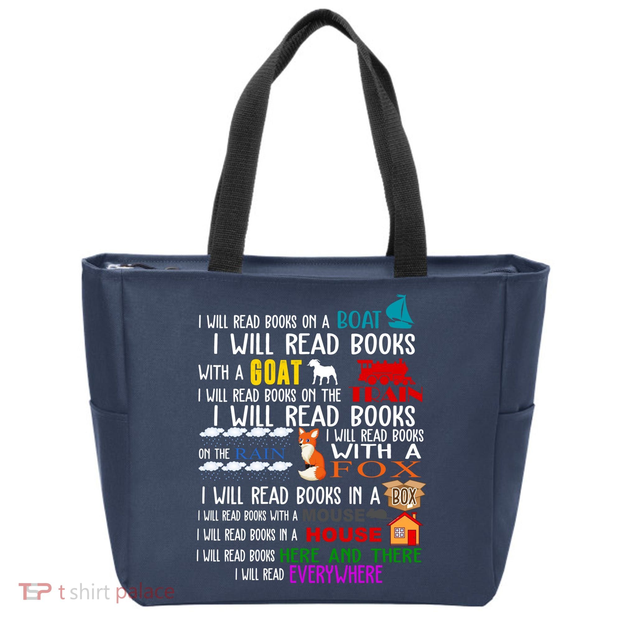 I Will Read Books Everywhere Tote Bag