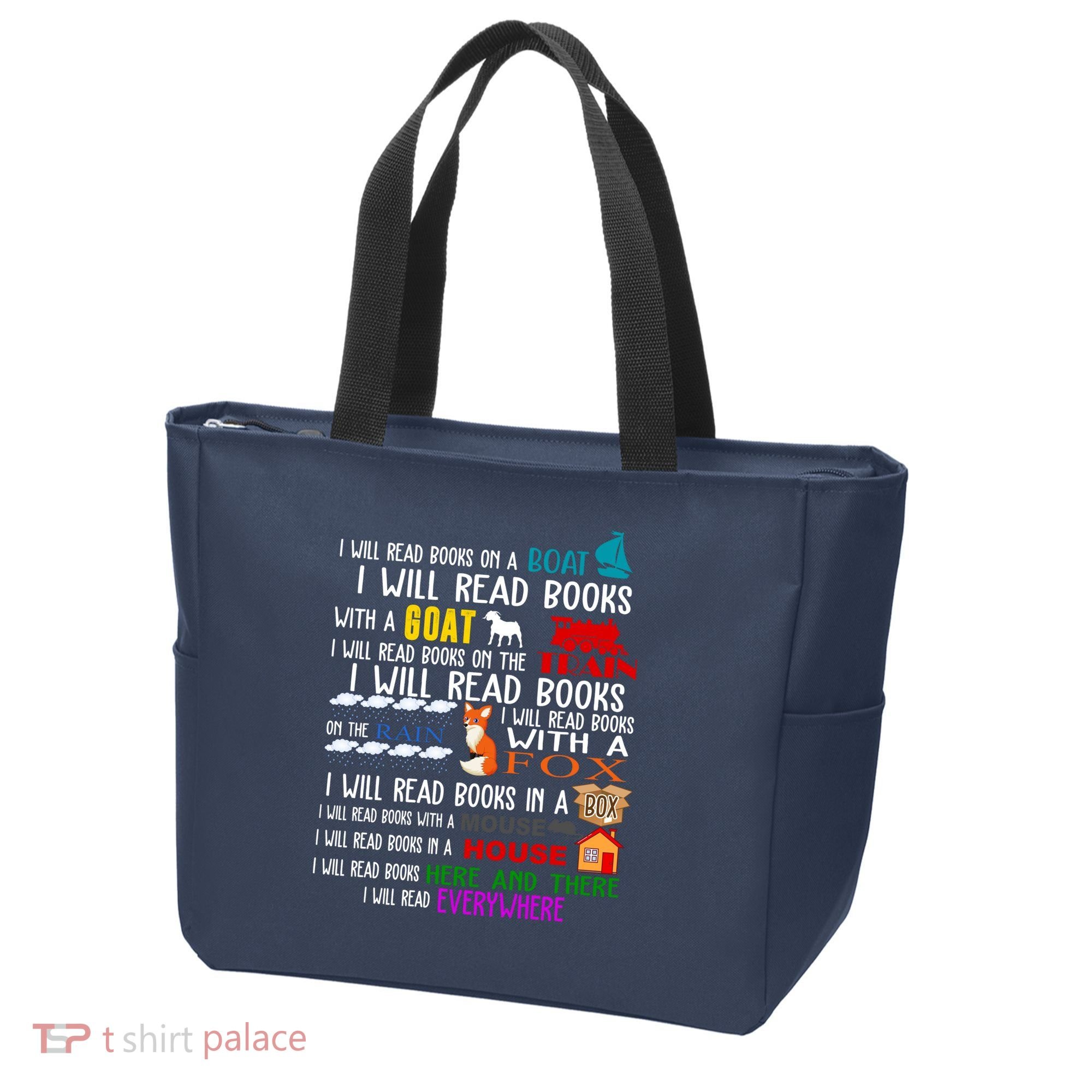 I Will Read Books Everywhere Tote Bag