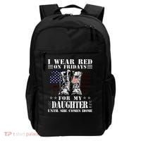 I Wear Red On Fridays For My Daughter Until She Comes Home Backpack thumb 0