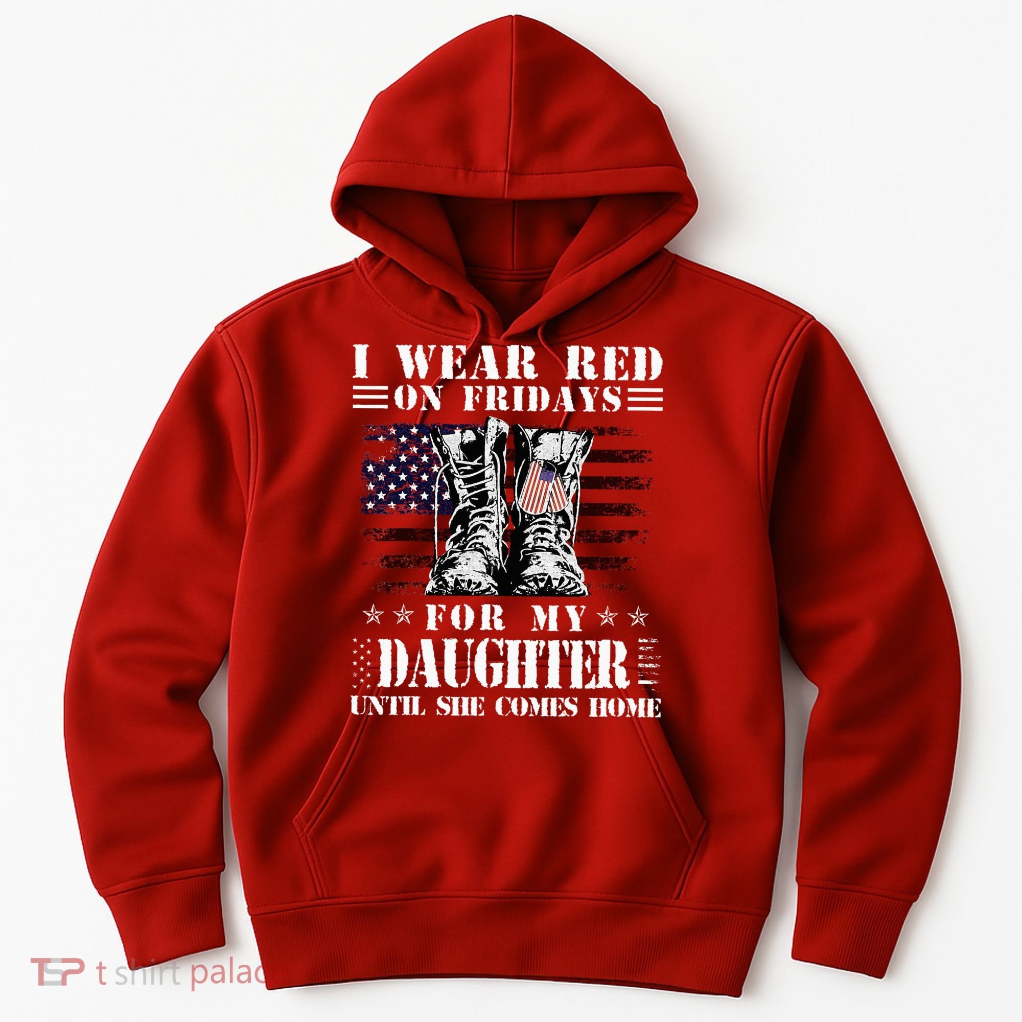 I Wear Red On Fridays For My Daughter Until She Comes Home Hoodie