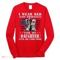I Wear Red On Fridays For My Daughter Until She Comes Home Long Sleeve Shirt thumb 0
