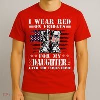 I Wear Red On Fridays For My Daughter Until She Comes Home T-Shirt thumb 3
