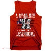 I Wear Red On Fridays For My Daughter Until She Comes Home Tank Top thumb 0