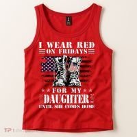 I Wear Red On Fridays For My Daughter Until She Comes Home Tank Top thumb 2
