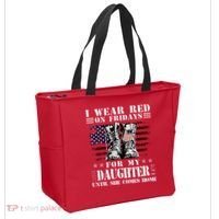 I Wear Red On Fridays For My Daughter Until She Comes Home Tote Bag thumb 2