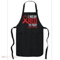I Wear Red For Heart Disease Awareness Apron thumb 0