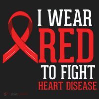 I Wear Red For Heart Disease Awareness Hat thumb 2