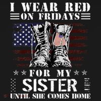 I Wear Red On Fridays For My Sister Until She Comes Home Women's Hoodie thumb 2