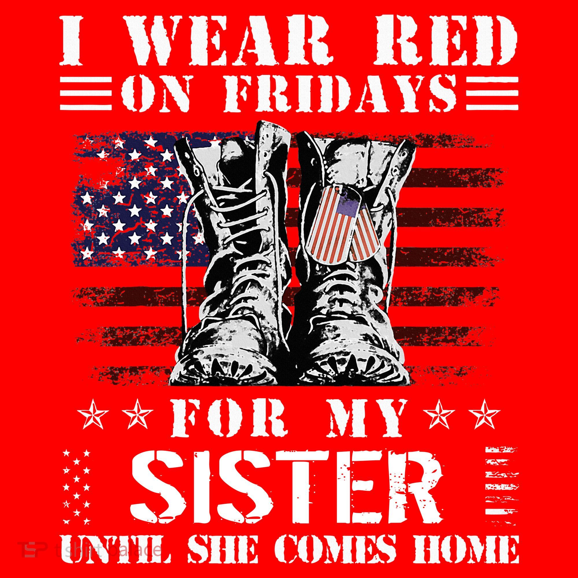I Wear Red On Fridays For My Sister Until She Comes Home Sweatshirt