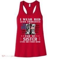 I Wear Red On Fridays For My Sister Until She Comes Home Women's Tank Top thumb 0