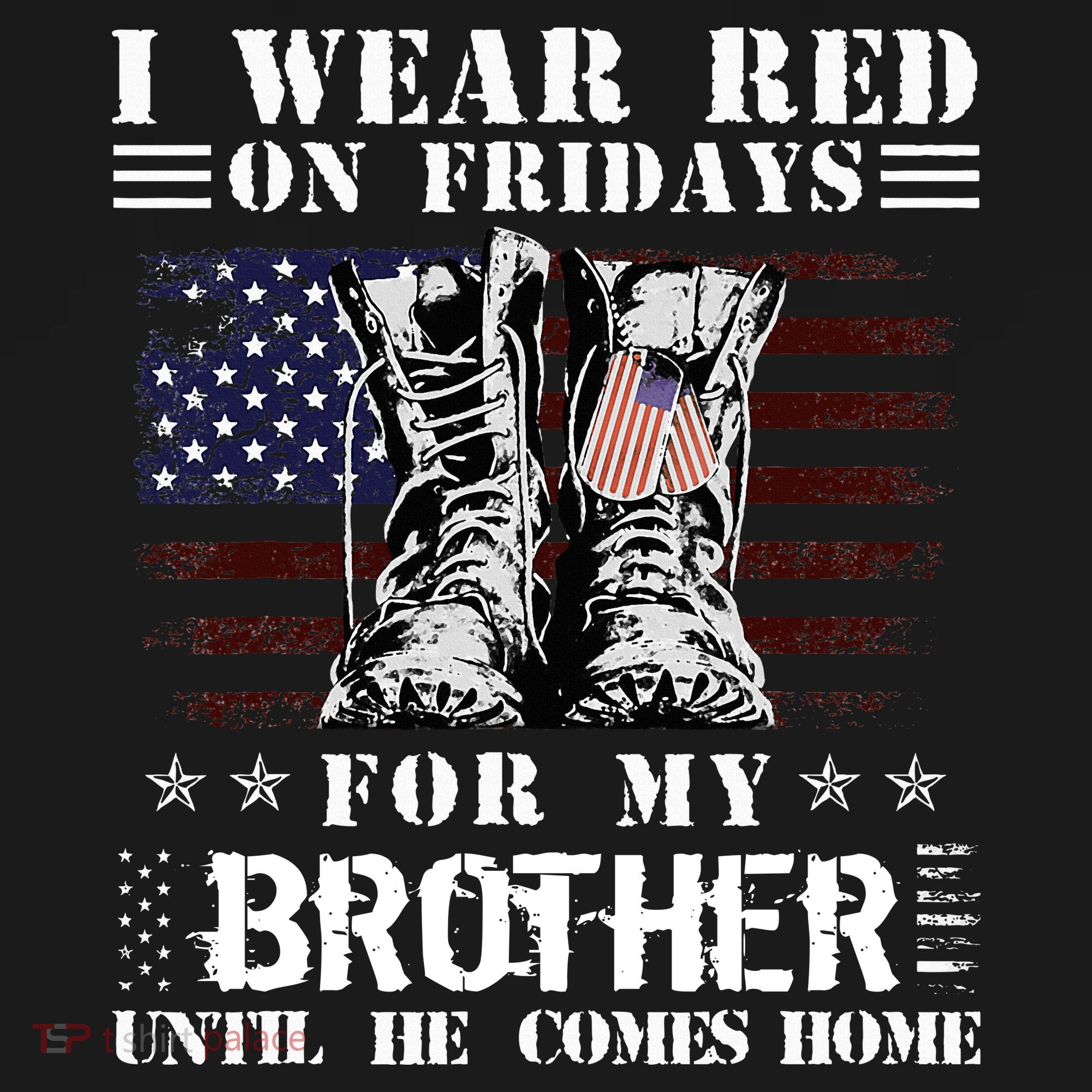 I Wear Red On Fridays For My Brother Until He Comes Home Women's Hoodie