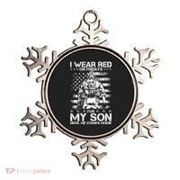 I Wear Red On Fridays For My Son Until He Comes Home Ornament thumb 0