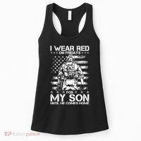 I Wear Red On Fridays For My Son Until He Comes Home Women's Tank Top thumb 0