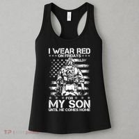 I Wear Red On Fridays For My Son Until He Comes Home Women's Tank Top thumb 3