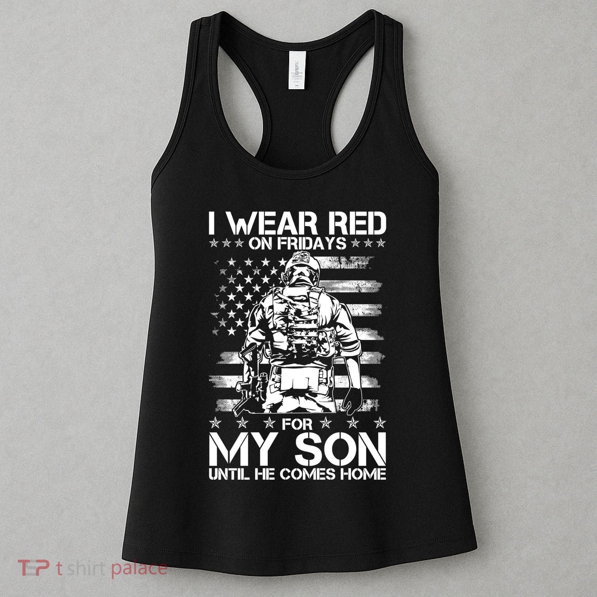 I Wear Red On Fridays For My Son Until He Comes Home Women's Tank Top