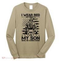 I Wear Red On Fridays For My Son Until He Comes Home Long Sleeve Shirt thumb 0