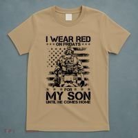 I Wear Red On Fridays For My Son Until He Comes Home T-Shirt thumb 5