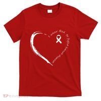 I Wear Red To Fight Heart Disease Awareness T-Shirt thumb 0