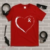 I Wear Red To Fight Heart Disease Awareness T-Shirt thumb 5