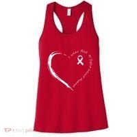 I Wear Red To Fight Heart Disease Awareness Women's Tank Top thumb 0