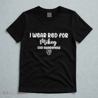 I Wear Red For Chd Awareness I Wear Red T-Shirt thumb 5