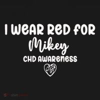 I Wear Red For Chd Awareness I Wear Red Baby Bodysuit thumb 2