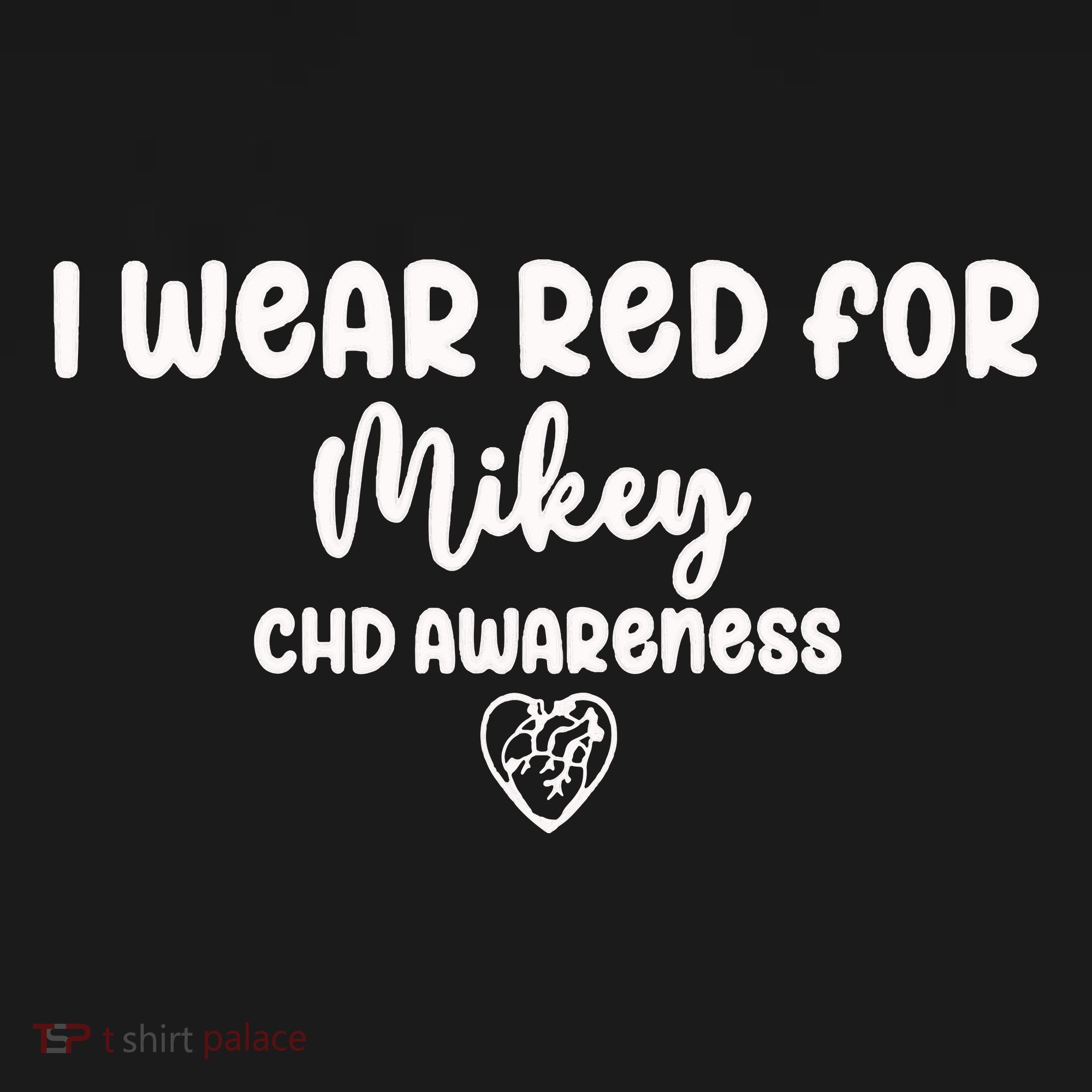 I Wear Red For Chd Awareness I Wear Red Toddler Hoodie