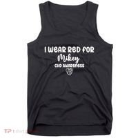 I Wear Red For Chd Awareness I Wear Red Tank Top thumb 0