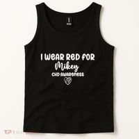 I Wear Red For Chd Awareness I Wear Red Tank Top thumb 2