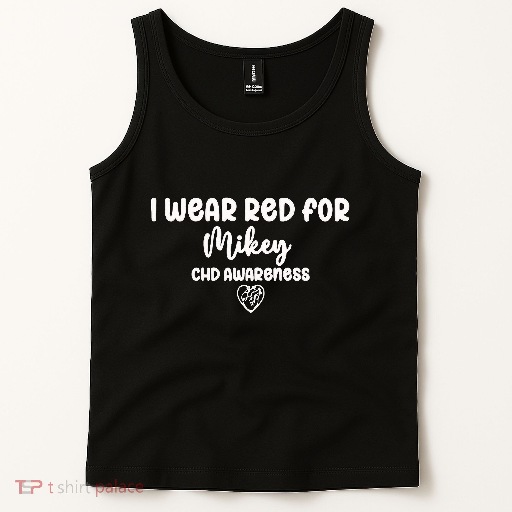 I Wear Red For Chd Awareness I Wear Red Tank Top