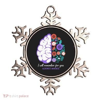 I Will Remember For You Alzheimers Awareness Brain Disorder Ornament