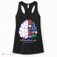 I Will Remember For You Alzheimers Awareness Brain Disorder Women's Tank Top thumb 0