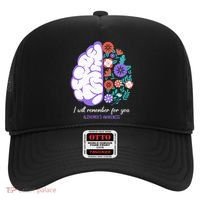 I Will Remember For You Alzheimers Awareness Brain Disorder Hat thumb 0