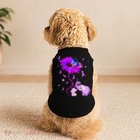 I Will Remember For You Elephant Flower Alzheimers Awareness Doggie Tank thumb 2