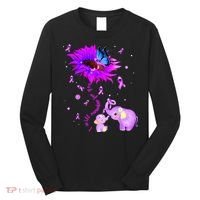 I Will Remember For You Elephant Flower Alzheimers Awareness Long Sleeve Shirt thumb 0