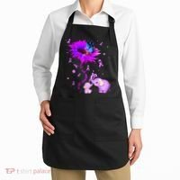 I Will Remember For You Elephant Flower Alzheimers Awareness Apron thumb 2