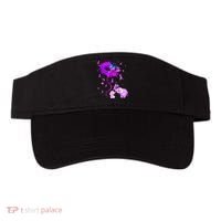 I Will Remember For You Elephant Flower Alzheimers Awareness Visor thumb 0