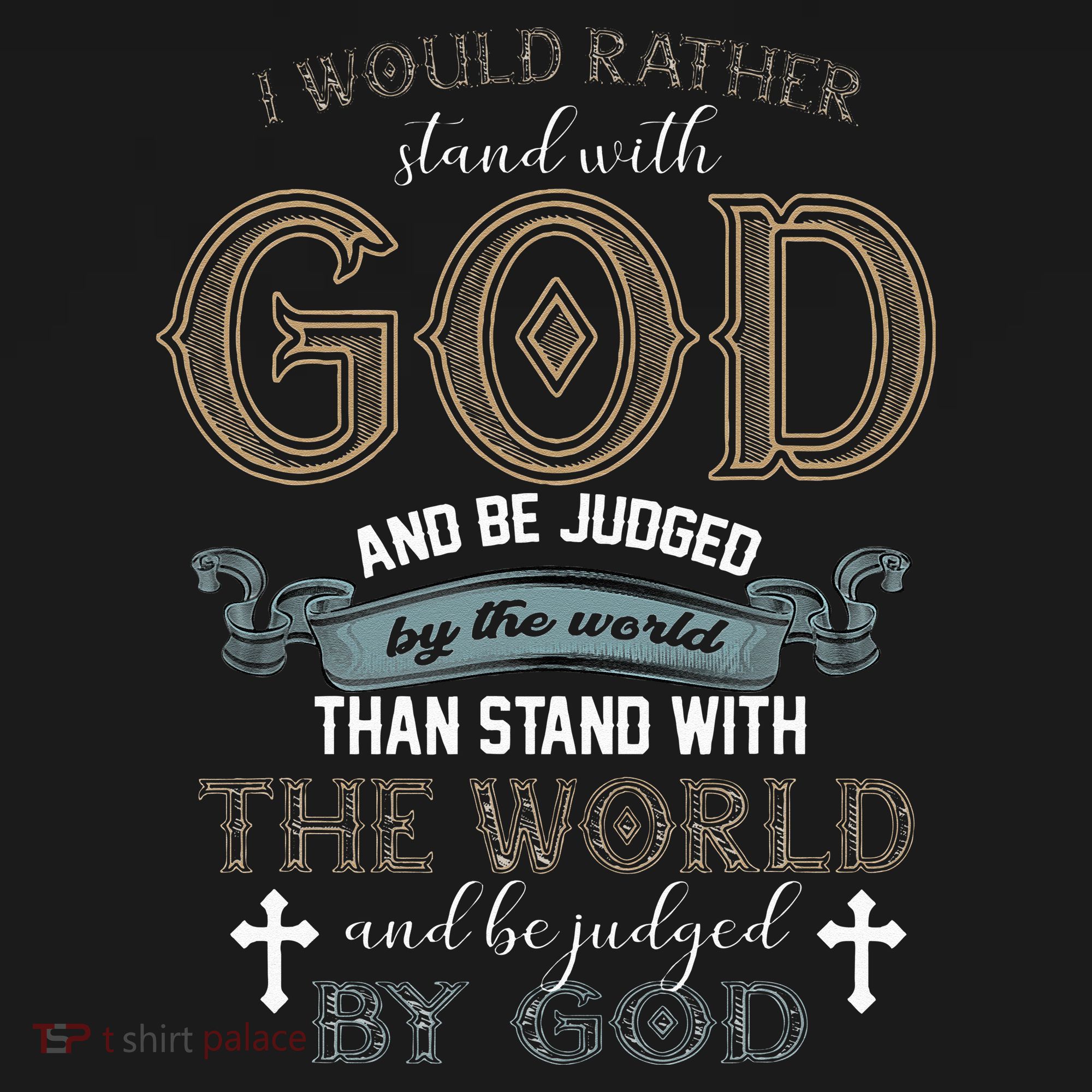 I Would Rather Stand With God And Be Judged By The World Women's Hoodie