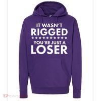 It Wasn't Rigged You're Just A Loser Hoodie thumb 0