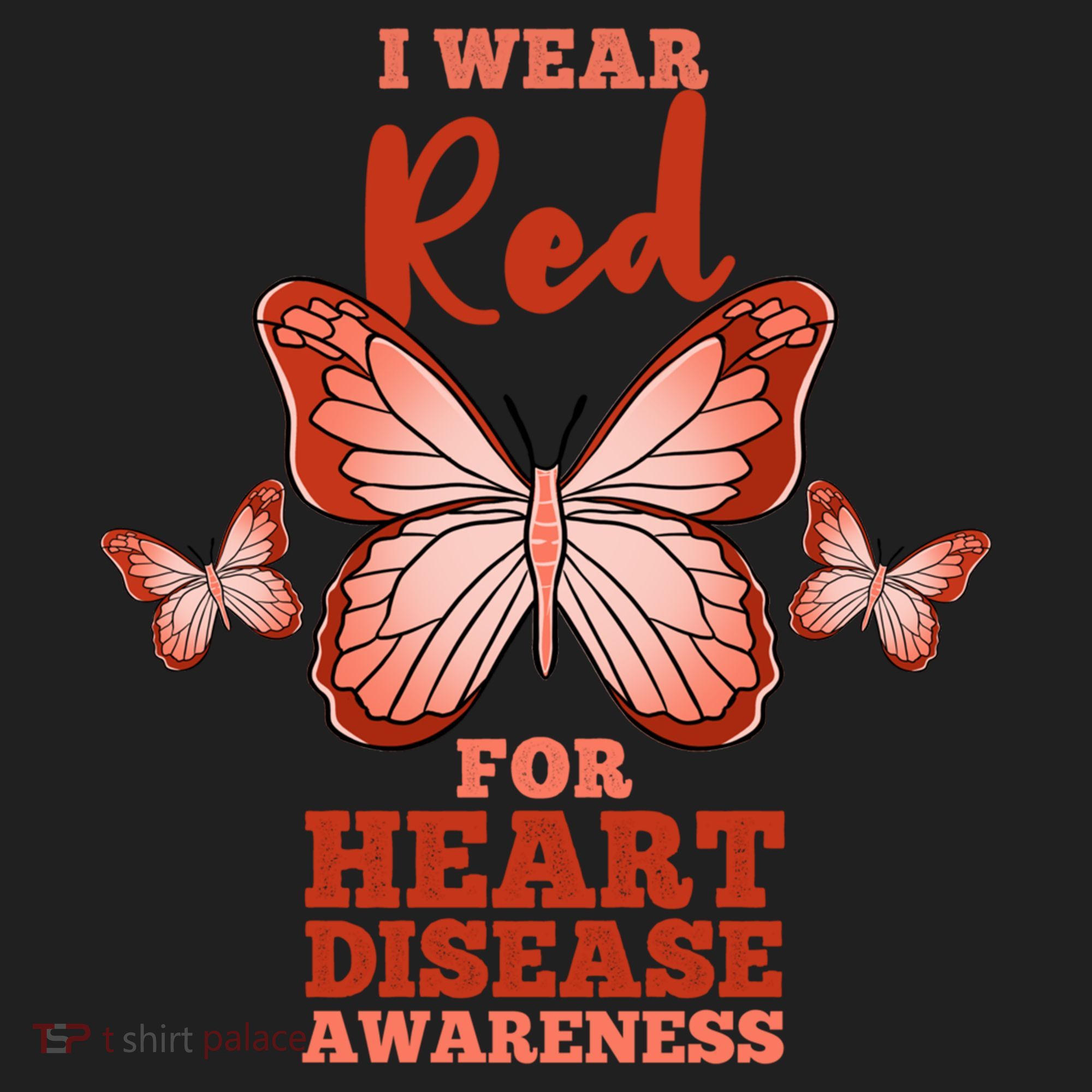 I Wear Red For Heart Disease Awareness Gift Hat