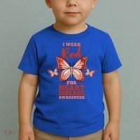 I Wear Red For Heart Disease Awareness Gift Toddler T-Shirt thumb 2