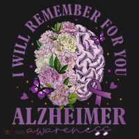 I Will Remember For You Butterfly Alzheimers Awareness Coaster thumb 2
