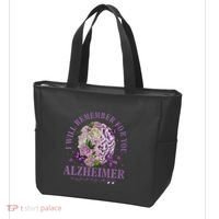 I Will Remember For You Butterfly Alzheimers Awareness Tote Bag thumb 3