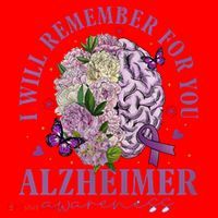 I Will Remember For You Butterfly Alzheimers Awareness Santa Hat thumb 1