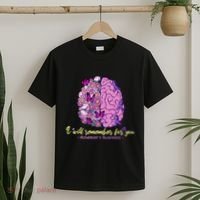 I Will Remember For You Brain Alzheimers Awareness T-Shirt thumb 2