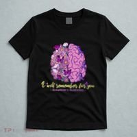 I Will Remember For You Brain Alzheimers Awareness T-Shirt thumb 5