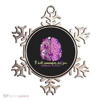 I Will Remember For You Brain Alzheimers Awareness Ornament