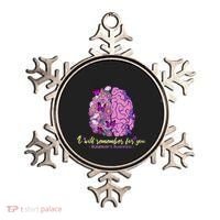 I Will Remember For You Brain Alzheimers Awareness Ornament thumb 0