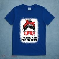 I Wear Red For My Mom Heart Disease Awareness Month Chd Gift T-Shirt thumb 5